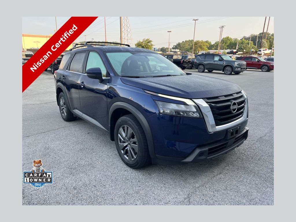 Deep Ocean Blue 2025 Nissan Pathfinder SUV / Crossover Front-Wheel Drive 9-Speed Automatic