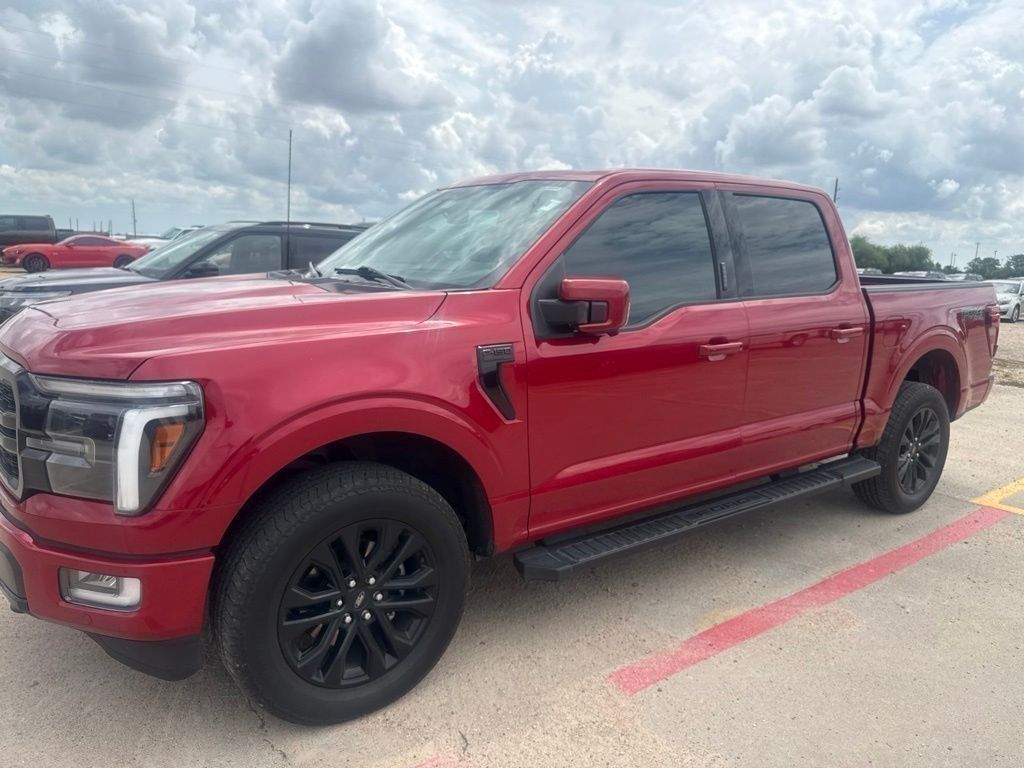 Rapid Red Metallic Tinted Clearcoat 2024 Ford F-150 Pickup Truck Four-Wheel Drive Automatic