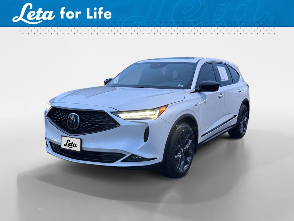 White 2023 Acura MDX SH-AWD with A-SPEC Package SUV / Crossover All-Wheel Drive Automatic