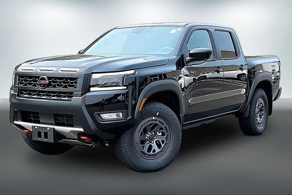 Super Black 2026 Nissan Frontier Pickup Truck Four-Wheel Drive 9-Speed Automatic Overdrive