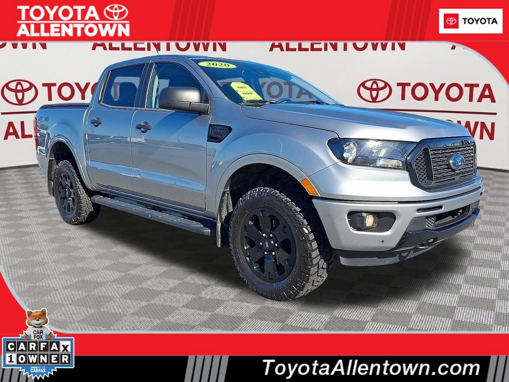 Silver Metallic 2020 Ford Ranger Pickup Truck Four-Wheel Drive Automatic