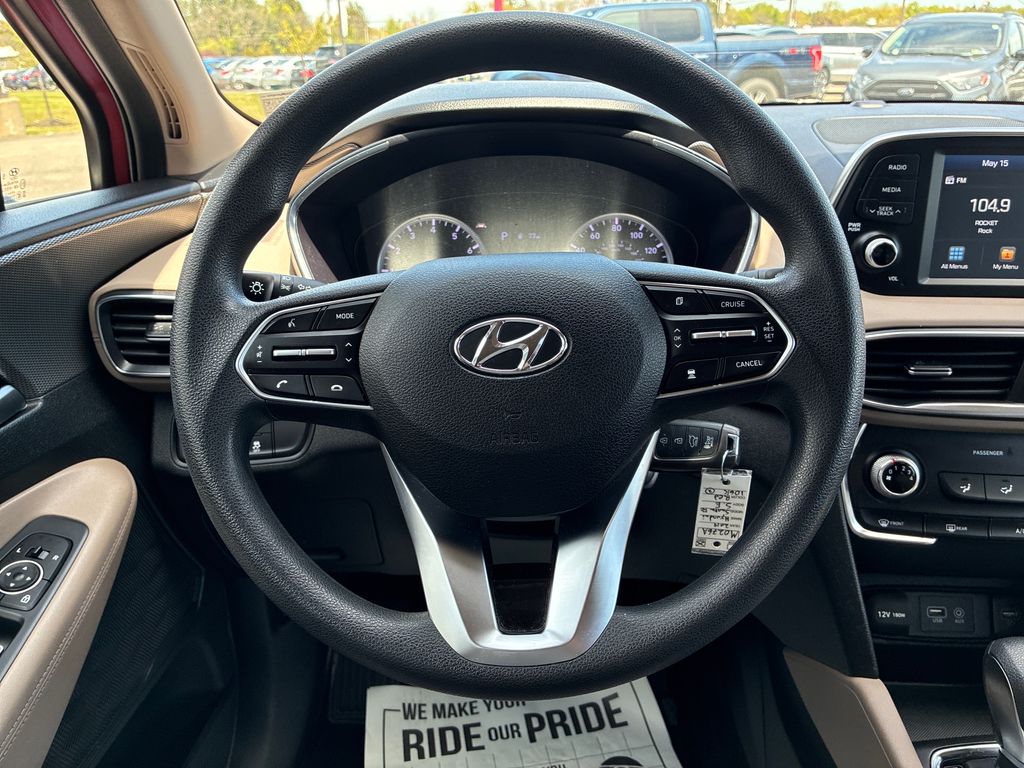 2019 Hyundai Santa Fe SE Red at Spitzer Acura