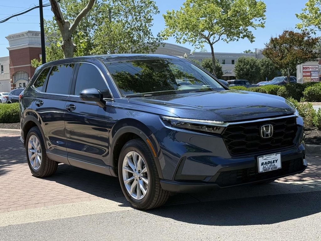 Solar Silver Metallic 2025 Honda CR-V EX AWD SUV / Crossover All-Wheel Drive Continuously Variable Transmission