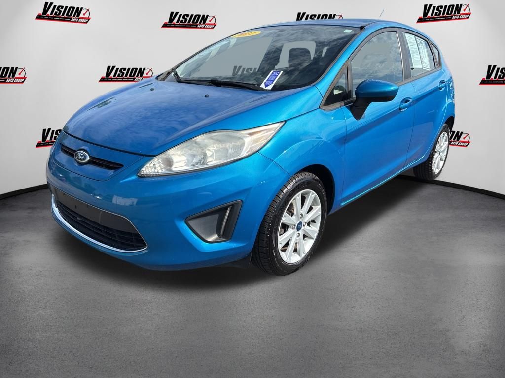 Blue Candy 2012 Ford Fiesta SE Hatchback Hatchback Front-Wheel Drive 6-Speed Automatic