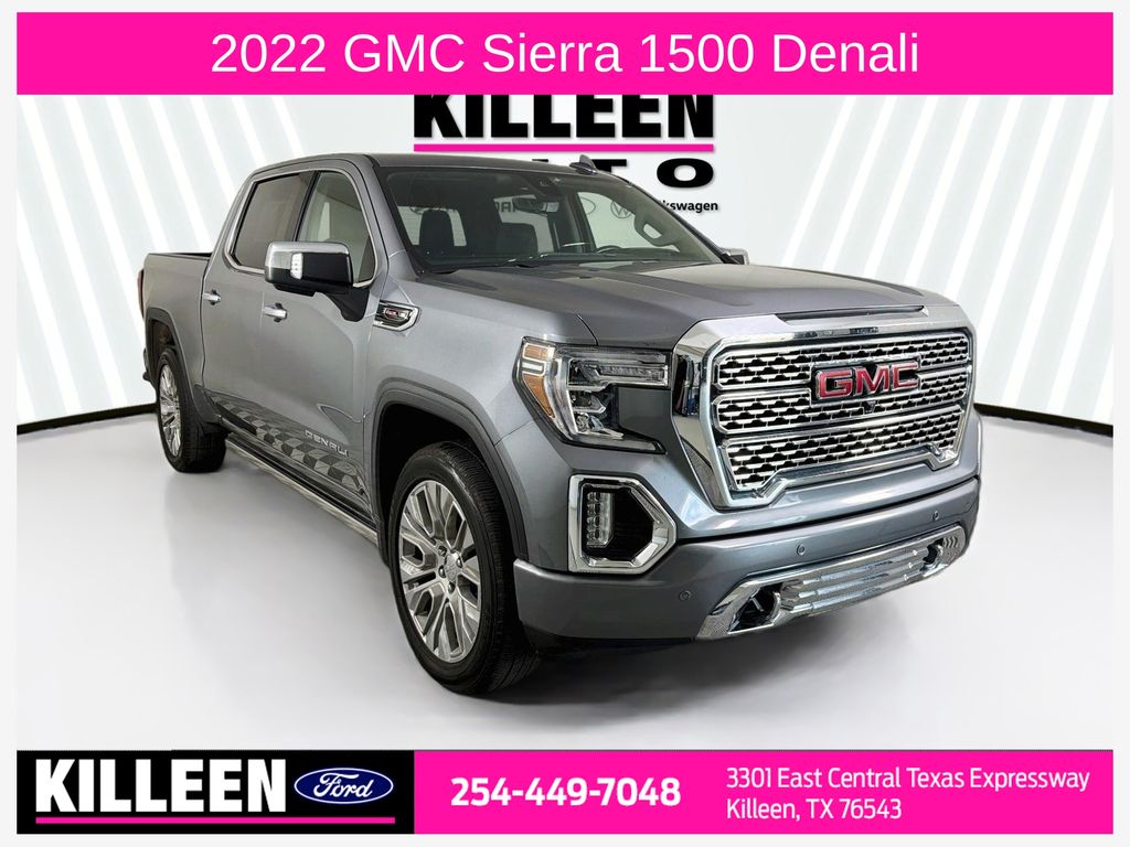 Gray (Satin Steel Metallic) 2022 GMC Sierra 1500 Limited Pickup Truck Four-Wheel Drive Automatic