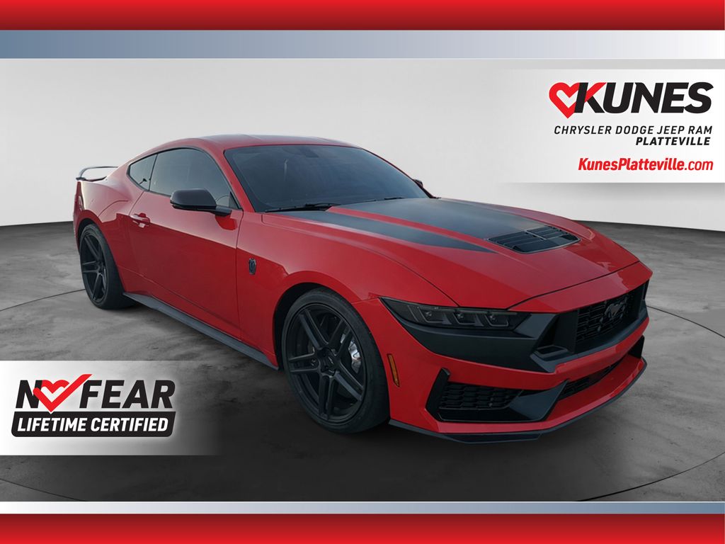 Race Red 2024 Ford Mustang Coupe Rear-Wheel Drive 6-Speed Manual