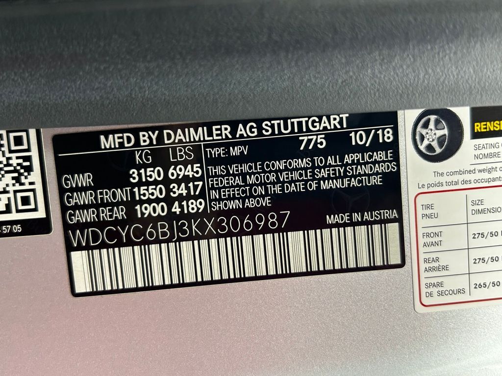 Used 2019 Iridium Silver Metallic Mercedes-Benz G 550 image 57
