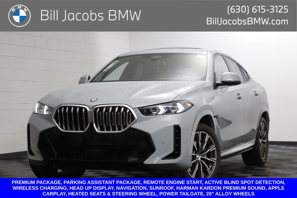 Brooklyn Gray Metallic 2026 BMW X6 SUV / Crossover All-Wheel Drive Automatic