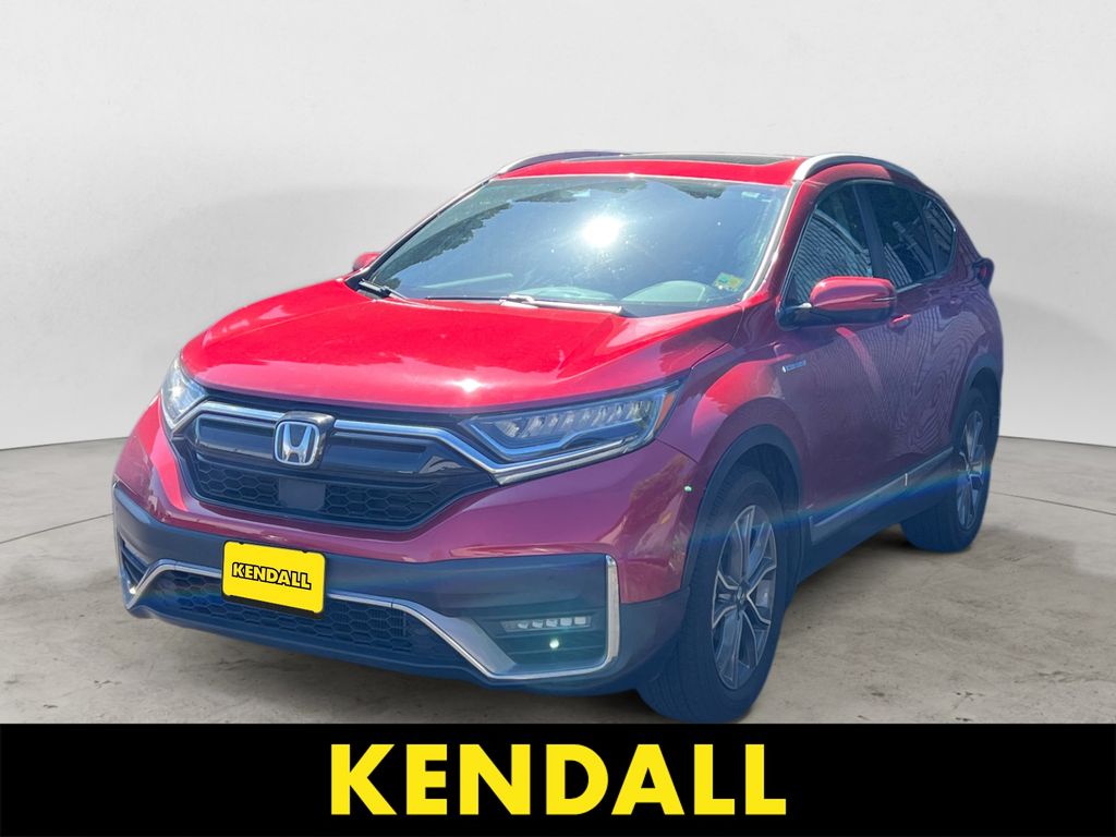 Radiant Red Metallic 2022 Honda CR-V Hybrid Touring AWD SUV / Crossover All-Wheel Drive Continuously Variable Transmission