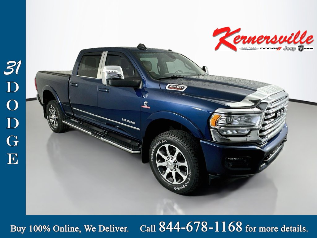 Patriot Blue Pearlcoat 2023 RAM 2500 Pickup Truck Four-Wheel Drive 6-Speed Automatic