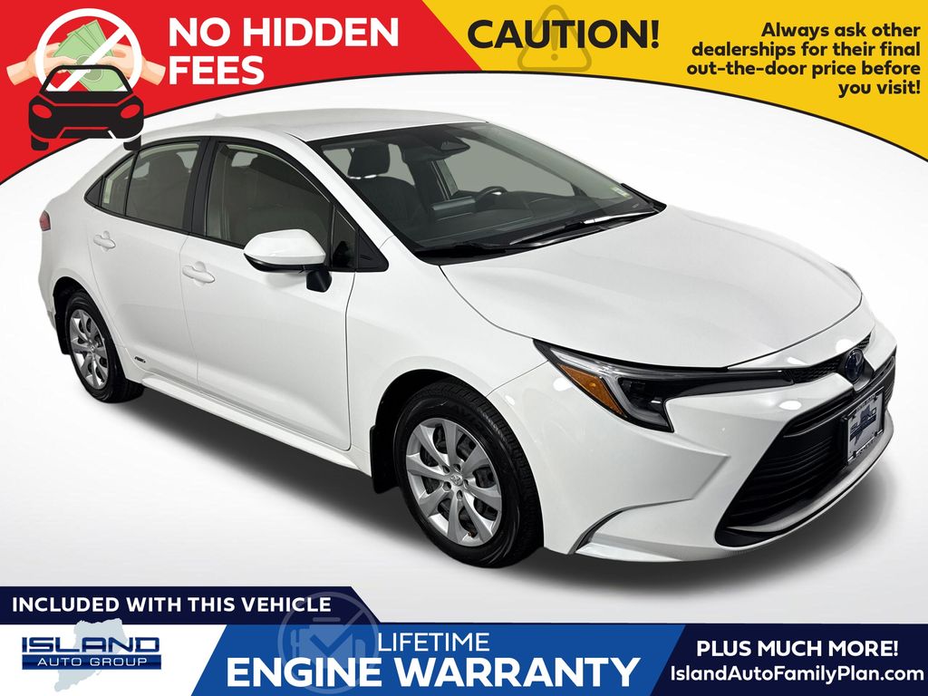 Ice Cap 2023 Toyota Corolla Hybrid LE AWD Sedan All-Wheel Drive Continuously Variable Transmission