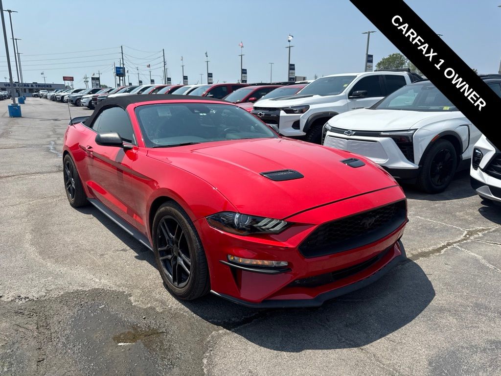 Race Red 2021 Ford Mustang Convertible Rear-Wheel Drive Automatic