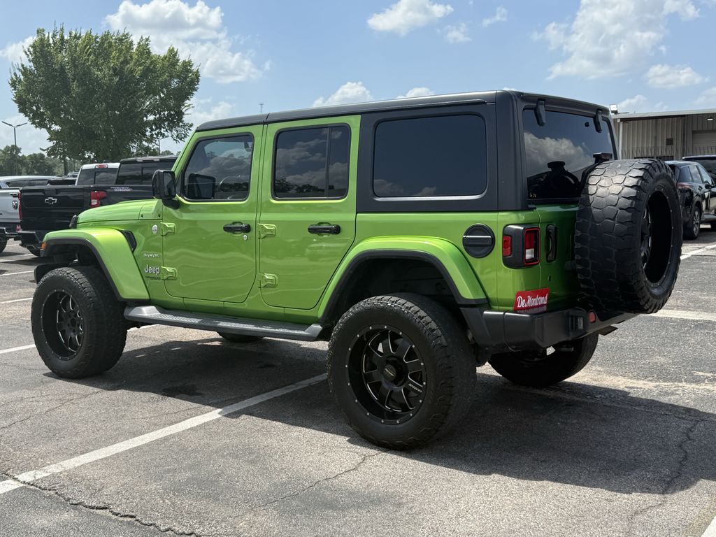 2019 Jeep Wrangler Unlimited Sahara Green at River Oaks CDJR