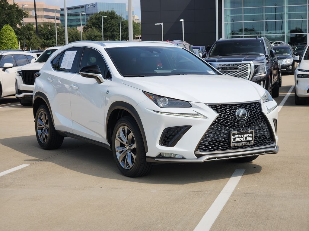 2021 Lexus NX 300 F Sport White at DeMontrond Mazda
