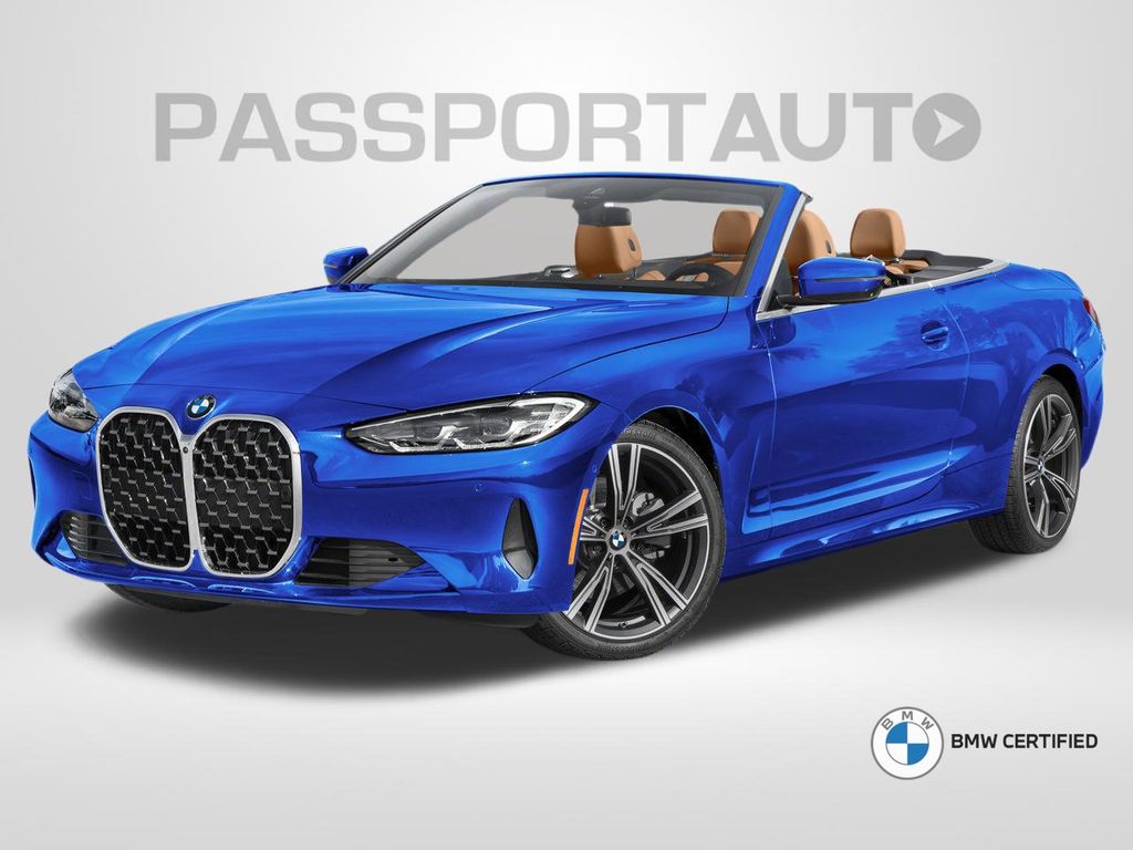 Portimao Blue Metallic 2024 BMW 4 Series Convertible All-Wheel Drive 8-Speed Automatic