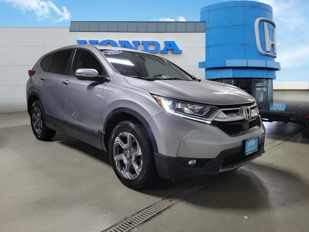 Silver 2019 Honda CR-V SUV / Crossover All-Wheel Drive Continuously Variable Transmission