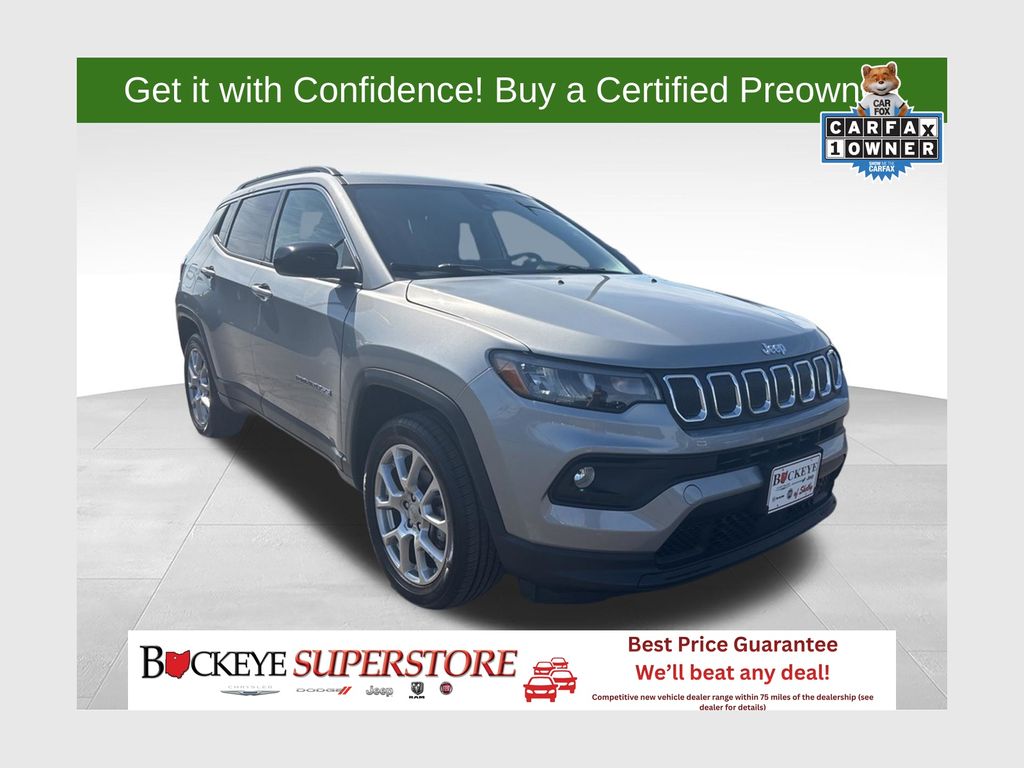 Billet Silver Metallic 2022 Jeep Compass SUV / Crossover Four-Wheel Drive 9-Speed Automatic
