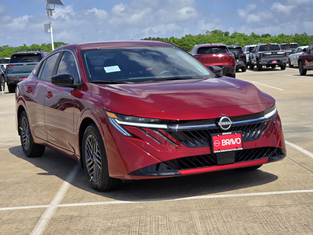 2026 Nissan Sentra SV Red at South Houston Nissan