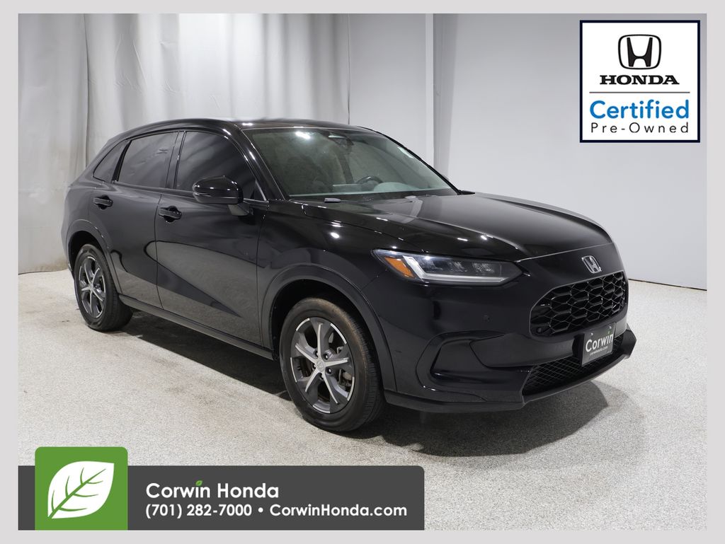 Crystal Black Pearl 2025 Honda HR-V SUV / Crossover All-Wheel Drive Continuously Variable Transmission