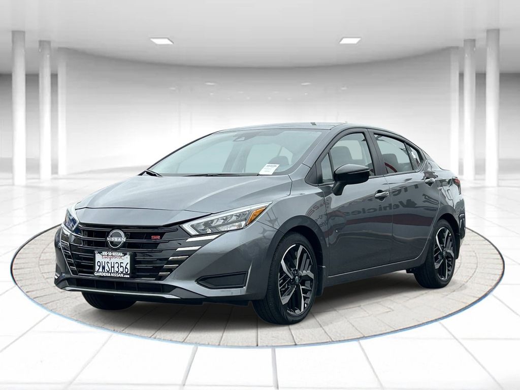 Gray (Gun Metallic) 2025 Nissan Versa SR FWD Sedan Front-Wheel Drive Continuously Variable Transmission