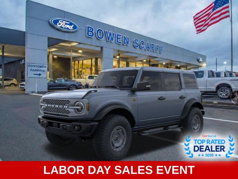 Blue (Azure Gray Metallic Tri-Coat) 2025 Ford Bronco SUV / Crossover Four-Wheel Drive Automatic