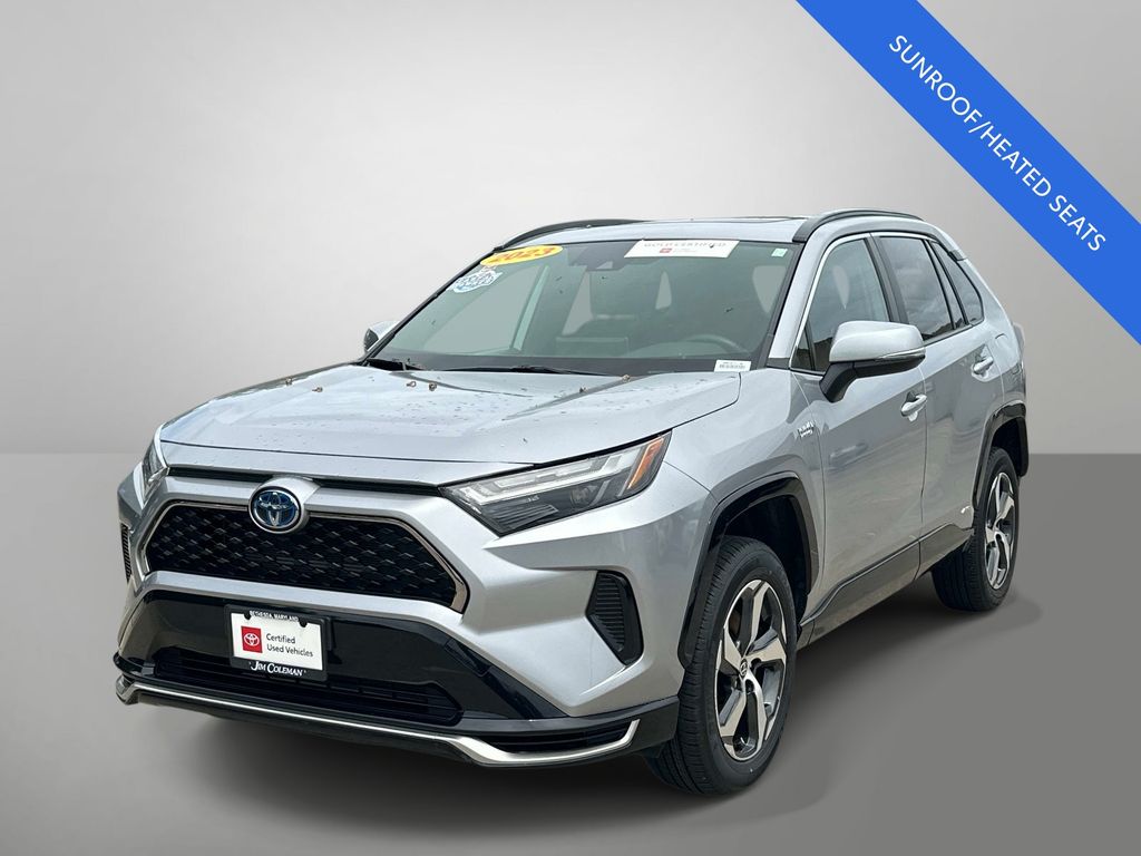 Silver Sky Metallic 2023 Toyota RAV4 Prime SE AWD SUV / Crossover All-Wheel Drive Continuously Variable Transmission