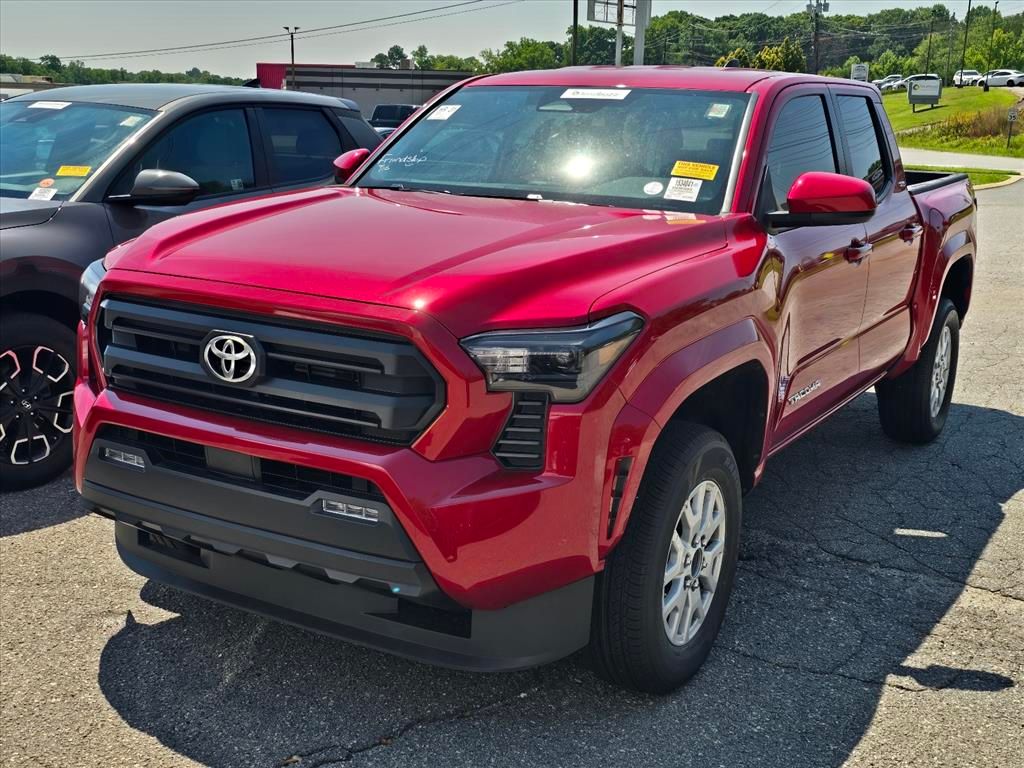 Red 2025 Toyota Tacoma Pickup Truck Four-Wheel Drive 8-Speed Automatic