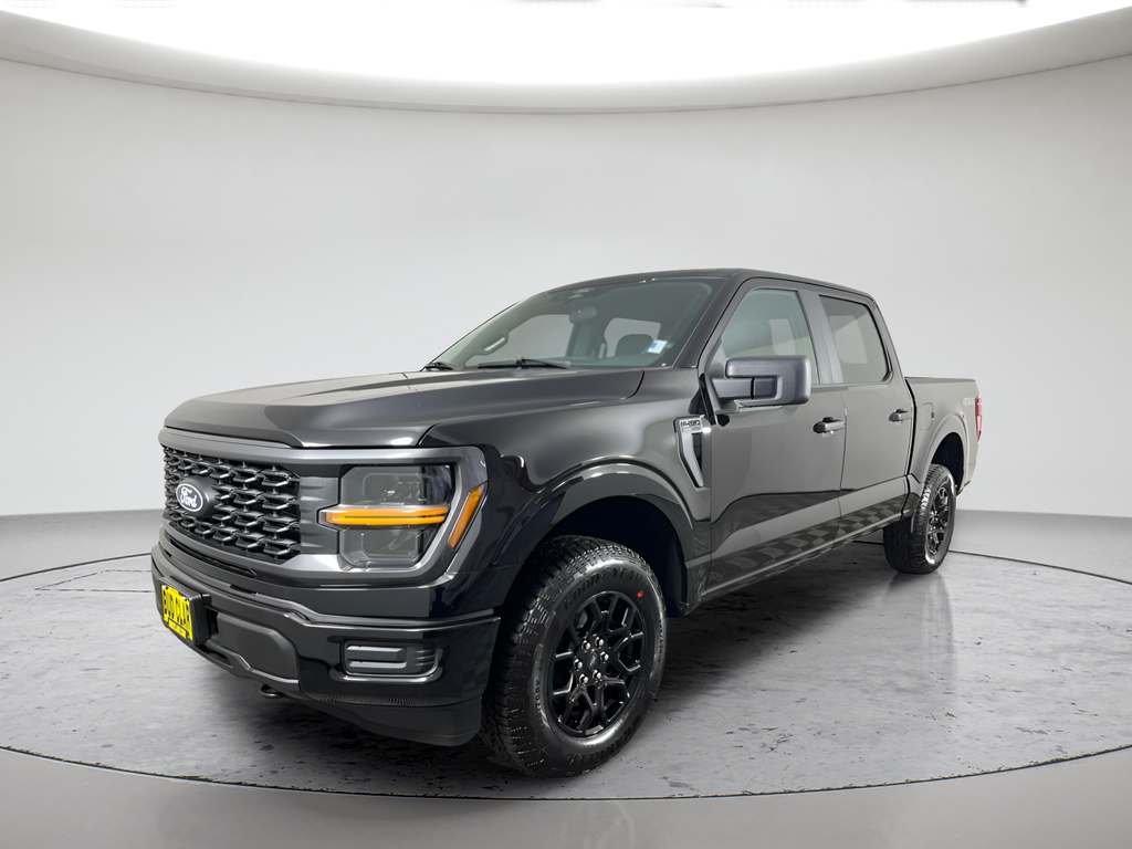 Agate Black Metallic 2026 Ford F-150 STX SuperCrew 4WD Pickup Truck Four-Wheel Drive Automatic