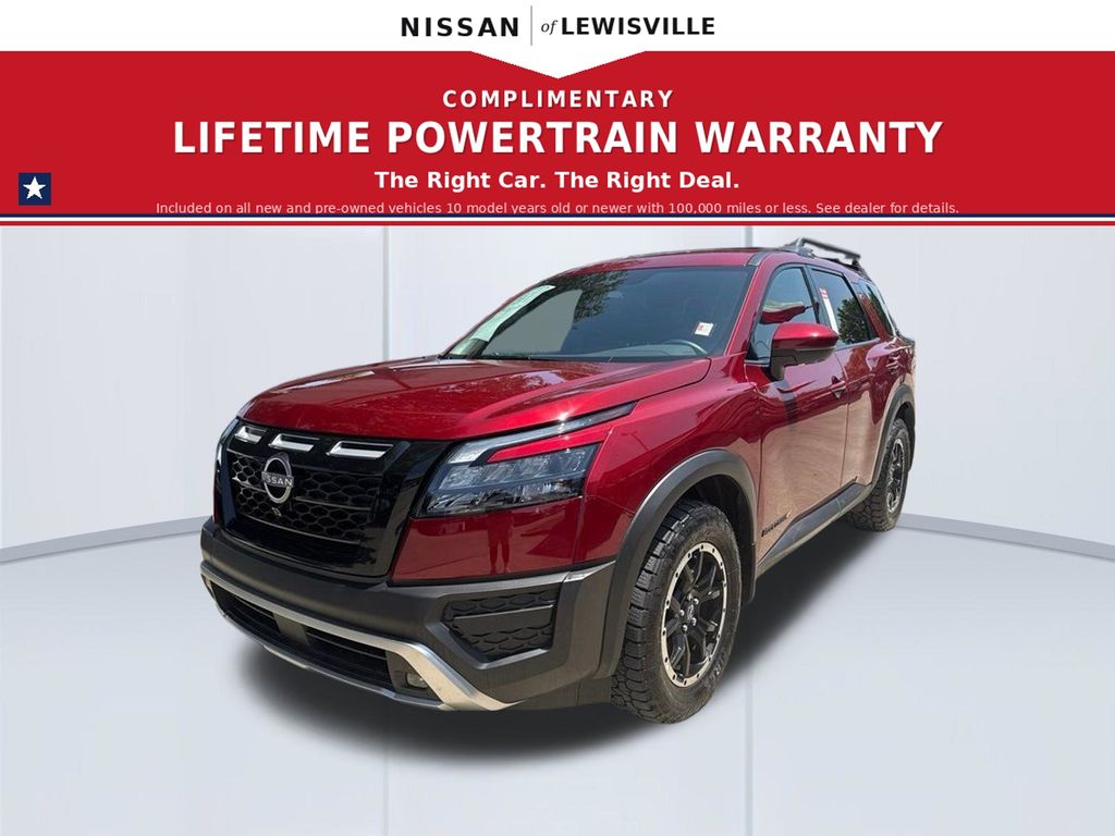 Red (Scarlet Ember Tintcoat) 2025 Nissan Pathfinder SUV / Crossover All-Wheel Drive 9-Speed Automatic