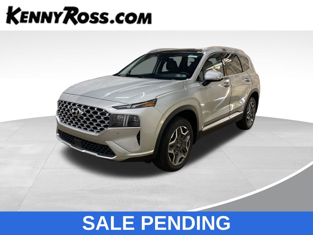 Shimmering Silver 2021 Hyundai Santa Fe Hybrid SUV / Crossover All-Wheel Drive 6-Speed Automatic
