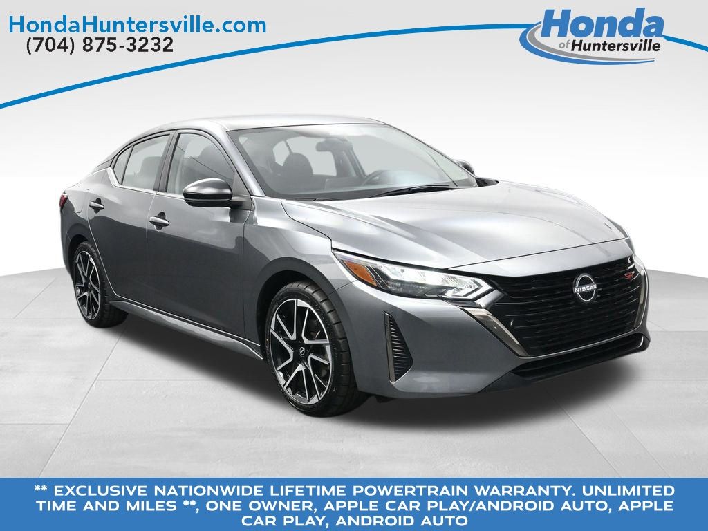 Gray (Gun Metallic) 2025 Nissan Sentra Sedan Front-Wheel Drive Continuously Variable Transmission