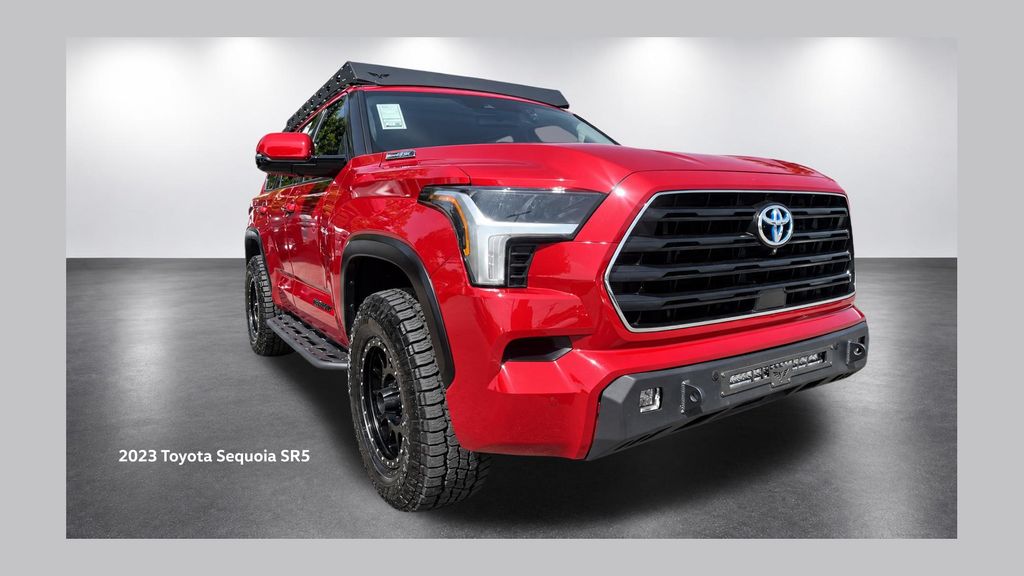 Red 2023 Toyota Sequoia SUV / Crossover Four-Wheel Drive Automatic