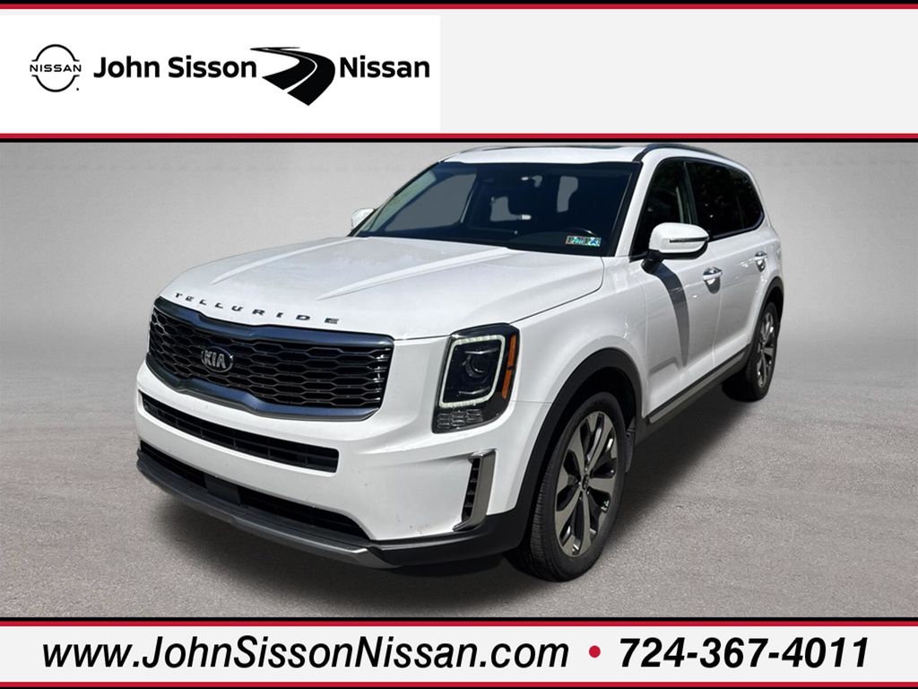 2021 Kia Telluride S White at Bob Ruth Ford