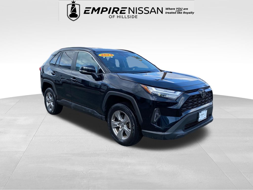 Midnight Black Metallic 2023 Toyota RAV4 XLE FWD SUV / Crossover Front-Wheel Drive 8-Speed Automatic