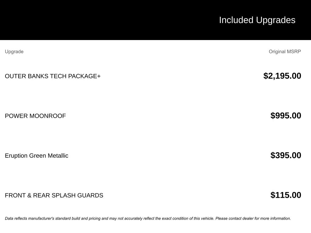 2025 Ford Bronco Sport Outer Banks