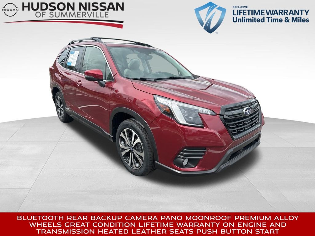 2022 Crimson Red Pearl Subaru Forester Limited AWD SUV