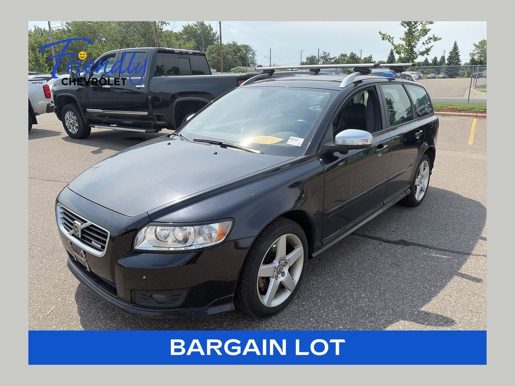 Brilliant Blue Metallic 2009 Volvo V50 Wagon All-Wheel Drive 5-Speed Automatic