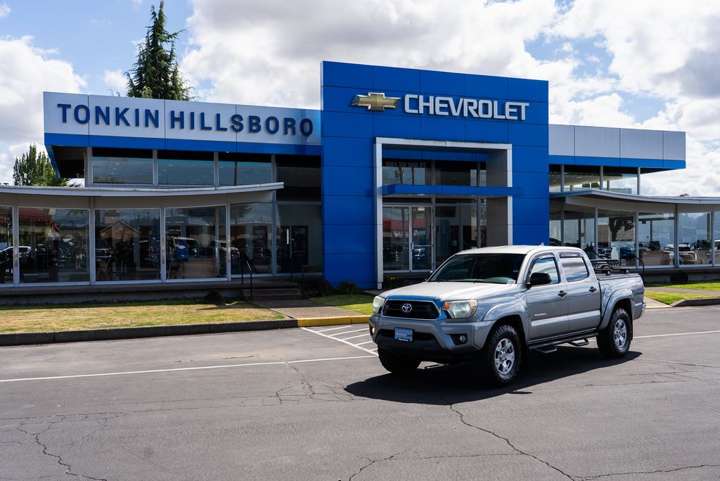 Silver Sky Metallic 2015 Toyota Tacoma Pickup Truck 4X2 5-Speed Automatic