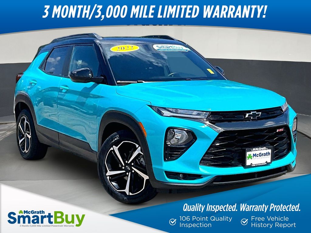 Oasis Blue 2022 Chevrolet Trailblazer SUV / Crossover Front-Wheel Drive Continuously Variable Transmission