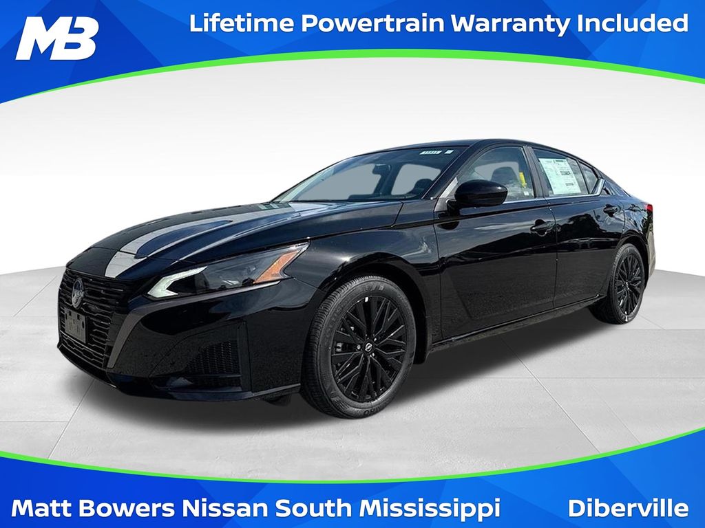 Super Black Clearcoat 2026 Nissan Altima Sedan Front-Wheel Drive Continuously Variable Transmission