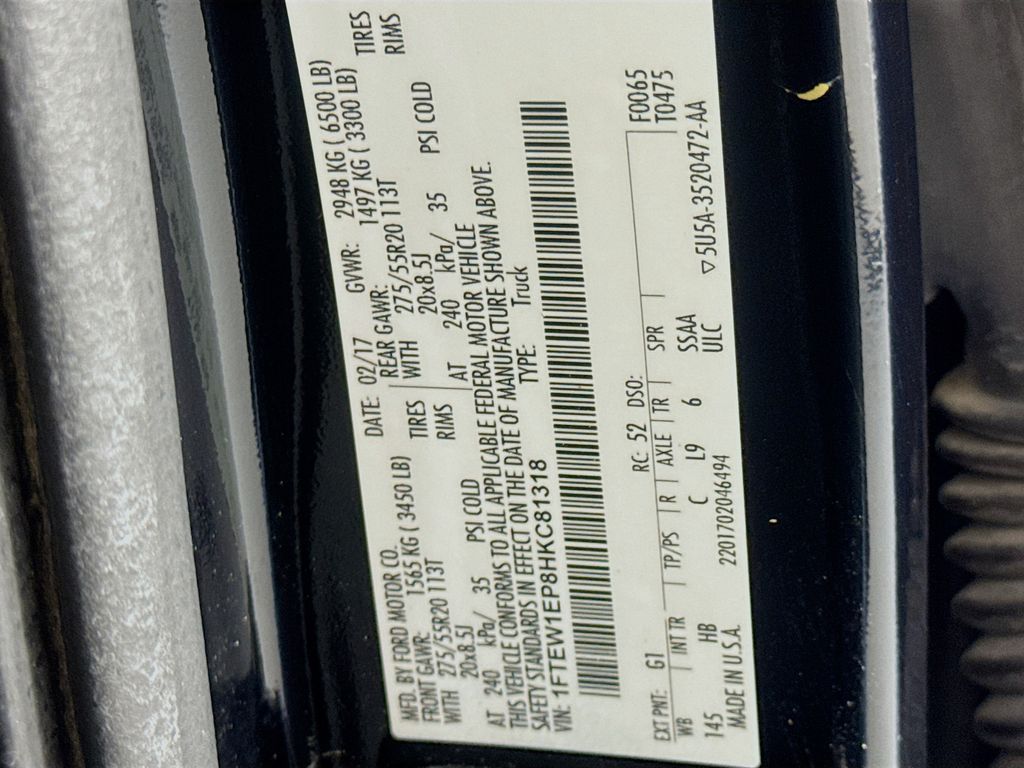 Used Car 2017 Ford F-150  Lariat For Sale Under $25,000 In Austin, Texas