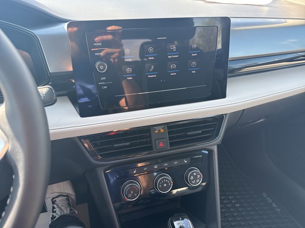 2025 Volkswagen Taos 1.5T S White at Subaru and VW of Moon Township