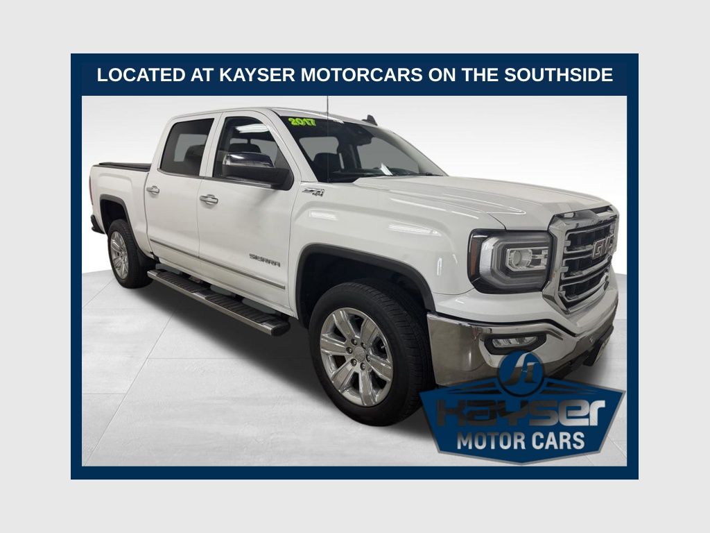 Summit White 2017 GMC Sierra 1500 Pickup Truck Four-Wheel Drive 8-Speed Automatic Overdrive
