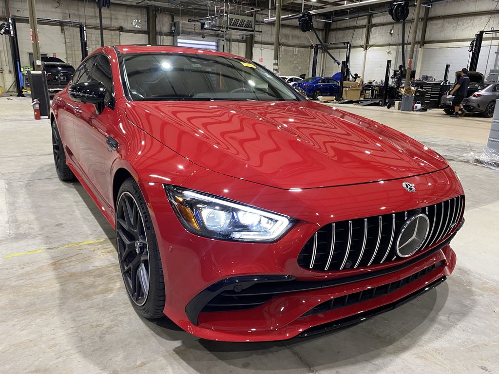 Jupiter Red 2020 Mercedes-Benz AMG GT Sedan All-Wheel Drive 9-Speed Automatic