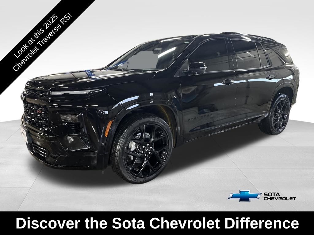 Mosaic Black Metallic 2025 Chevrolet Traverse RS AWD SUV / Crossover Four-Wheel Drive 8-Speed Automatic