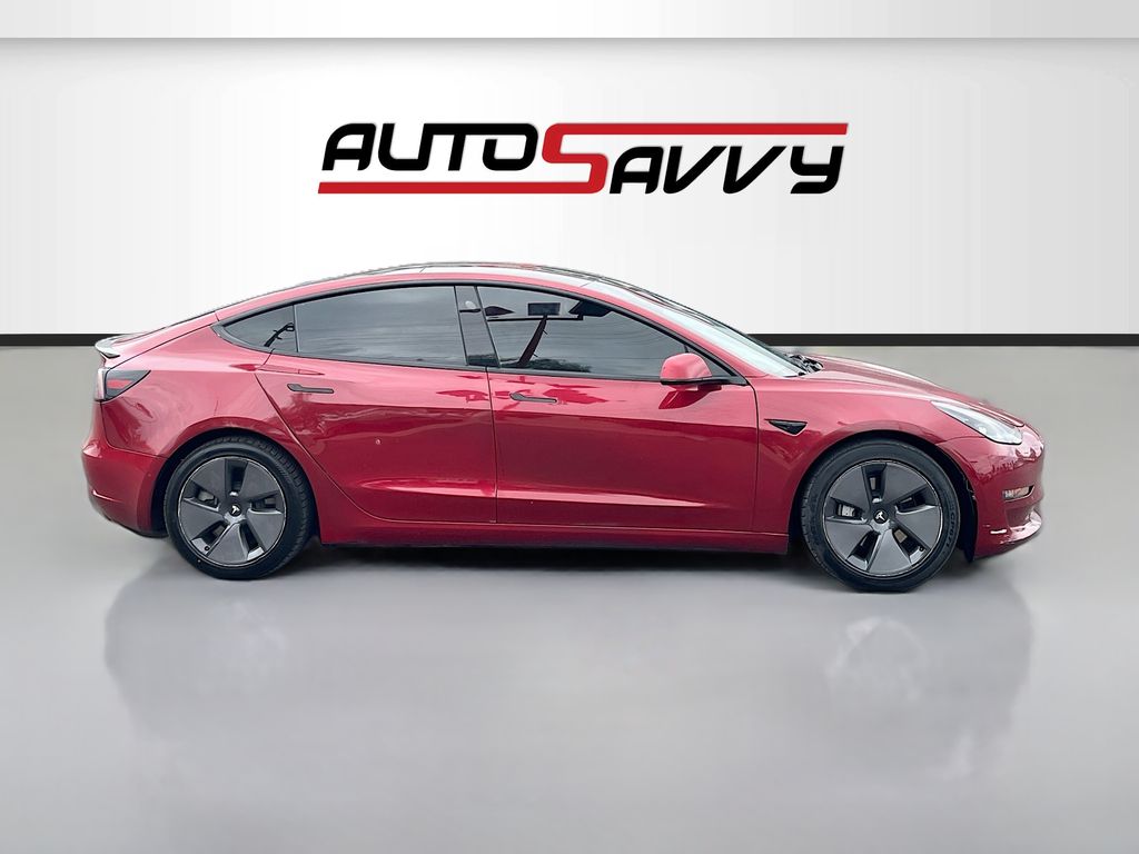 Used 2022 Red Tesla Base image 8