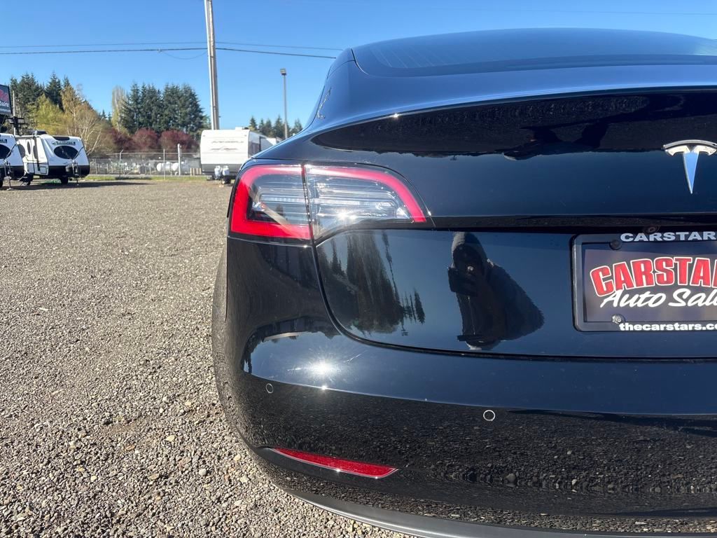2018 Black Tesla Model 3 Long Range RWD Sedan
