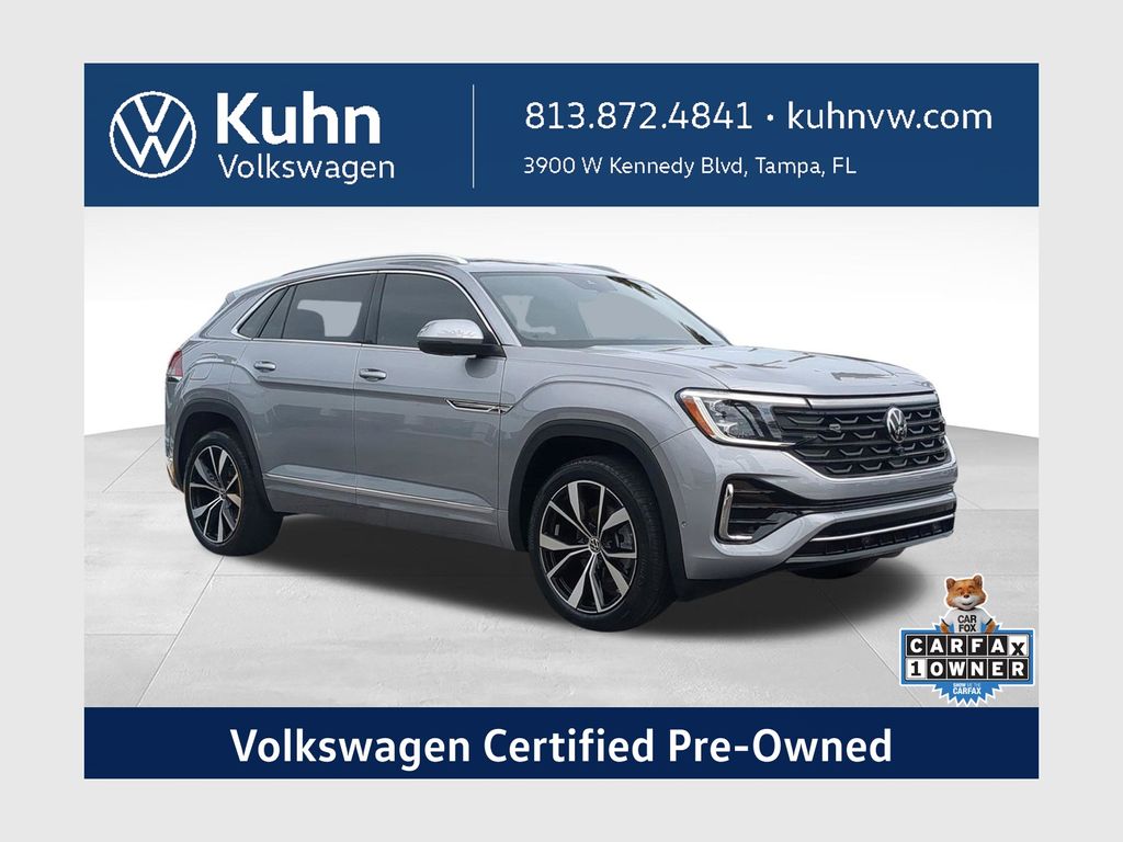 Silver Mist Metallic 2024 Volkswagen Atlas Cross Sport SUV / Crossover All-Wheel Drive 8-Speed Automatic