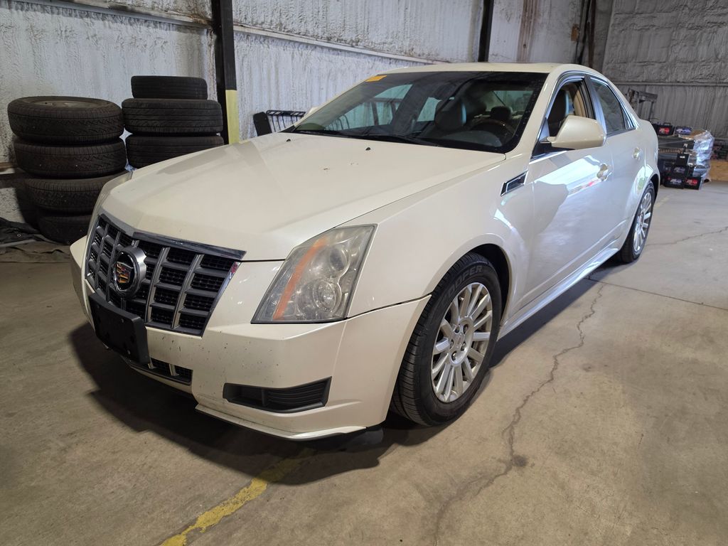 White Diamond Tricoat 2012 Cadillac CTS 3.0L Luxury AWD Sedan All-Wheel Drive 6-Speed Automatic