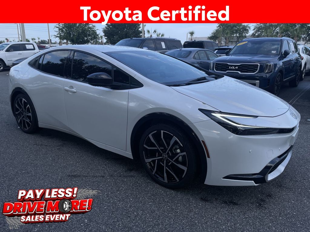 Pearl 2025 Toyota Prius Plug-In Hybrid Hatchback Front-Wheel Drive Continuously Variable Transmission